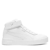 Buty dla dziewczynek - Sneakersy Puma CARINA MID JR 38737602 Biały - miniaturka - grafika 1