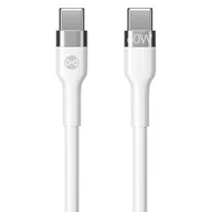 Kable USB - Kabel USB Typ-C - USB Typ-C FOREVER Flexible 60W 2 m Biały - miniaturka - grafika 1