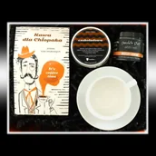 Yerba Mate - Zestaw prezentowy dla chłopaka Men's Box DZIK NA KAWĘ. Kawa smakowa 10x10g, kawa czekoladowa 200g, biała filiżanka ze spodkiem, orzechy laskowe w czekoladzie, pomysłowy podarunek dla faceta, mężczyzny, prezent na Dzień Chłopaka - miniaturka - grafika 1