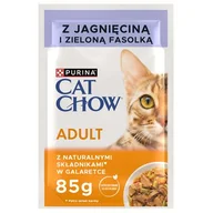 Mokra karma dla kotów - Karma dla kota CAT CHOW Adult Jagnięcina z zieloną fasolką 85 g - miniaturka - grafika 1