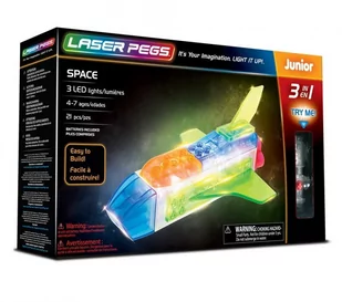 Laser Pegs 3 in 1 Space - Klocki - miniaturka - grafika 2