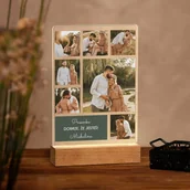 Ramki na zdjęcia - Lampka ramka L z wydrukiem na szkle akrylowym i podświetleniem LED - miniaturka - grafika 1