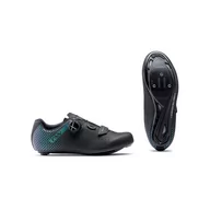 Buty rowerowe - Buty rowerowe szosowe damskie NORTHWAVE Core Plus 2 Wmn czarne - miniaturka - grafika 1