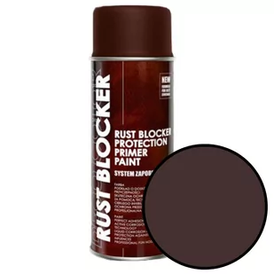 Spray 400ml RAL 8017 brązowy 4w1 na rdzę Rust Blocker Deco Color 18700 - Farby wewnętrzne - miniaturka - grafika 1