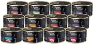 Mokra karma dla kotów - Mokra karma dla kota Dolina Noteci Premium mix 1 smaków 12 x 185 g - miniaturka - grafika 1