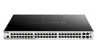 Switche - D-Link DGS-1510-52XMP/E 52 porty PoE+ Smart Managed Gigabit Stack - miniaturka - grafika 1