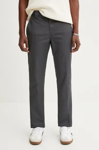 Dickies spodnie męskie kolor szary dopasowane - Spodnie męskie - miniaturka - grafika 1