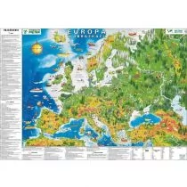 Piętka Mapa Europy w obrazkach - Mapy i plansze edukacyjne - miniaturka - grafika 1