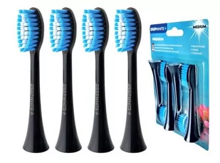 Deepwhite, Końcówki Do Szczoteczki Grundig TB 87 8731, Czarne, 4 szt. - Końcówki do szczoteczek elektrycznych - miniaturka - grafika 1