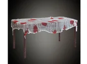 Halloween - Zakrwawiony obrus z siateczki na Halloween - 80 x 180 cm - 1 szt. - miniaturka - grafika 1