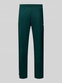 Spodnie sportowe męskie - Spodnie dresowe z elastycznym ściągaczem - miniaturka - grafika 1