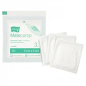 Apteczki i materiały opatrunkowe - Kompresy gazowe jałowe Matocomp - miniaturka - grafika 1