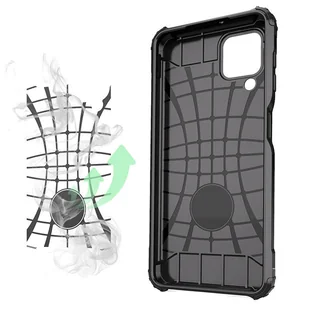 Hybrid Armor pancerne hybrydowe etui pokrowiec Samsung Galaxy A22 4G złoty - Etui i futerały do telefonów - miniaturka - grafika 6