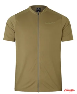 Koszulka rowerowa Endura Loop S/S Zipped Jersey - Koszulki rowerowe - miniaturka - grafika 1