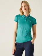 Koszulki sportowe damskie - Regatta Funkcyjna koszulka polo "Remex II" w kolorze turkusowym - miniaturka - grafika 1