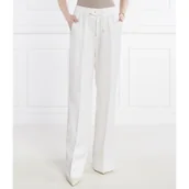 Spodnie damskie - BOSS BLACK Spodnie Tabuta | Relaxed fit | z dodatkiem lnu - miniaturka - grafika 1