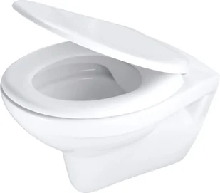 Deante Miska WC z deską bezkołnierzowa Boro biały CMOD6SPW - Miski WC - miniaturka - grafika 1