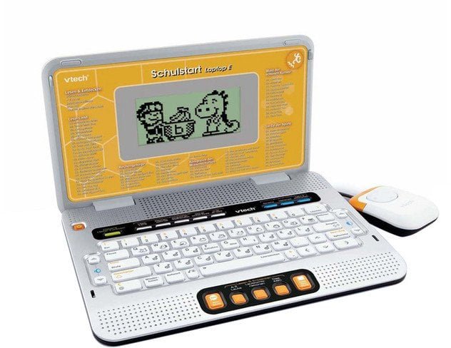 Schulstart Laptop Einkl. Taschegelb/grau