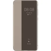 Etui i futerały do telefonów - View Flip Huawei Etui Huawei Smart Cover Huawei P40, khaki 6901443365883 - miniaturka - grafika 1