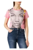 Koszulki i topy damskie - Koszulka damska Desigual Face bawełniana t-shirt-XL - miniaturka - grafika 1