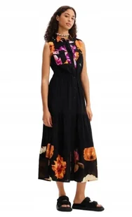 DESIGUAL SUKIENKA MIDI DAMSKA BEZ RĘKAWÓW PROSTA XXL JGH - Sukienki - miniaturka - grafika 1