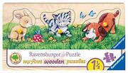 Układanki dla dzieci - Ravensburger Układanka drewniana 3 elementy - Fantastyczne zwierzęta 5_675673 - miniaturka - grafika 1