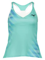 Koszulki sportowe damskie - Mizuno Top sportowy "Printed" w kolorze turkusowym - miniaturka - grafika 1