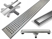 Odpływy liniowe - Mexen Flat 360° M08 odpływ liniowy obrotowy 50 cm chrom - 1025050-40 - miniaturka - grafika 1