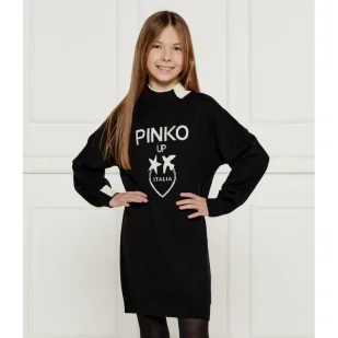 Pinko UP Sukienka - Sukienki i spódniczki dla dziewczynek - miniaturka - grafika 1