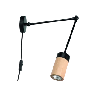 Britop Kinkiet LAMPA ścienna ANNICK 2429104 regulowana OPRAWA na wysięgniku 2429104 - Lampy ścienne - miniaturka - grafika 1