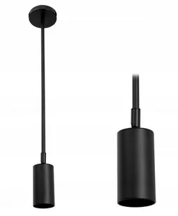 Bowi Lampa sufitowa wisząca z serii Nowoczesne & Scandi: Valda Black GU10 - Czarny/złoty OS-006957 - Lampy sufitowe - miniaturka - grafika 2