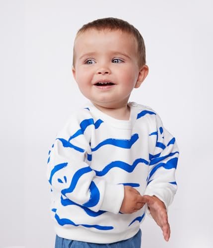 Petit Bateau A0COK bluza dziecięca 0-24, malvavisco/porcelana, 3 lata