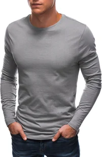 Ombre bluza męska basic z długim rękawem wykonana w 100% z bawełny S-XXL L148, szary XL - Bluzy męskie - miniaturka - grafika 1