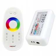 Żarówki LED - Kontroler LED RGBW radiowy [zestaw kontroler+pilot] 12V-24V DC 6A  Mi Light - miniaturka - grafika 1