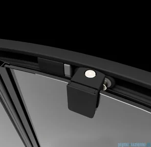 Radaway Premium Pro Black Kdd  kabina 100x80cm szkło przejrzyste 1017100-54-01L/1017080-54-01R - Kabiny prysznicowe - miniaturka - grafika 5