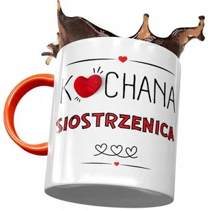 Kubek Pomarańczowy Dla Siostrzenicy na Prezent z Nadrukiem ze Zdjęciem + Opakowanie na prezent (wzór 02) - Kubki Kubek Pomarańczowy Dla Siostrzenicy na Prezent z Nadrukiem ze Zdjęciem + Opakowanie na prezent (wzór 02) - Kubki - miniaturka - grafika 1