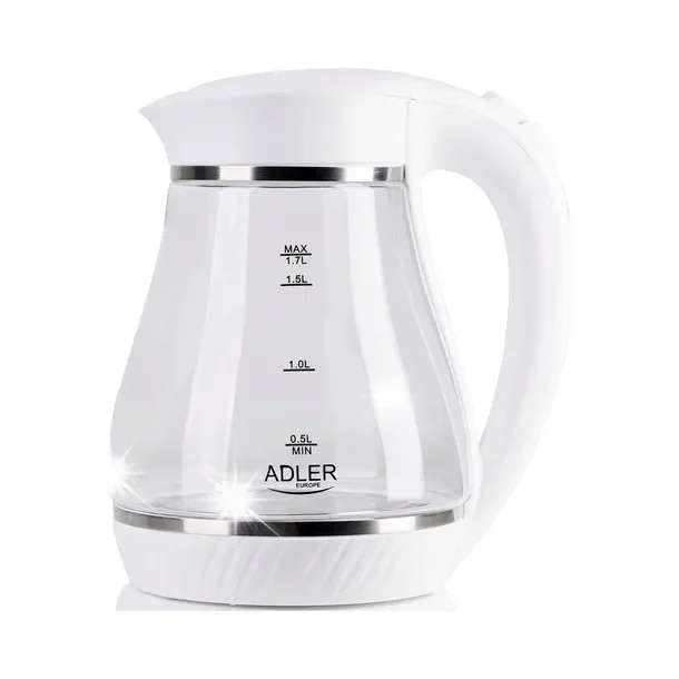AD 1274 white Czajnik szklany 1,7L