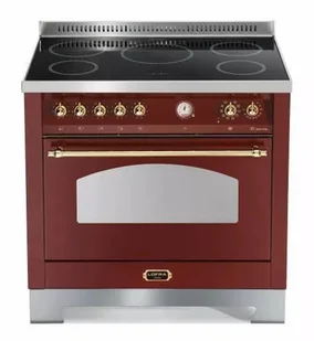 Kuchenka elektryczna Kuchnia z płytą indukcyjną LOFRA DOLCEVITA 90 ROSSO BURGUNDY RRG96MFT/5I - Kuchenki elektryczne - miniaturka - grafika 1