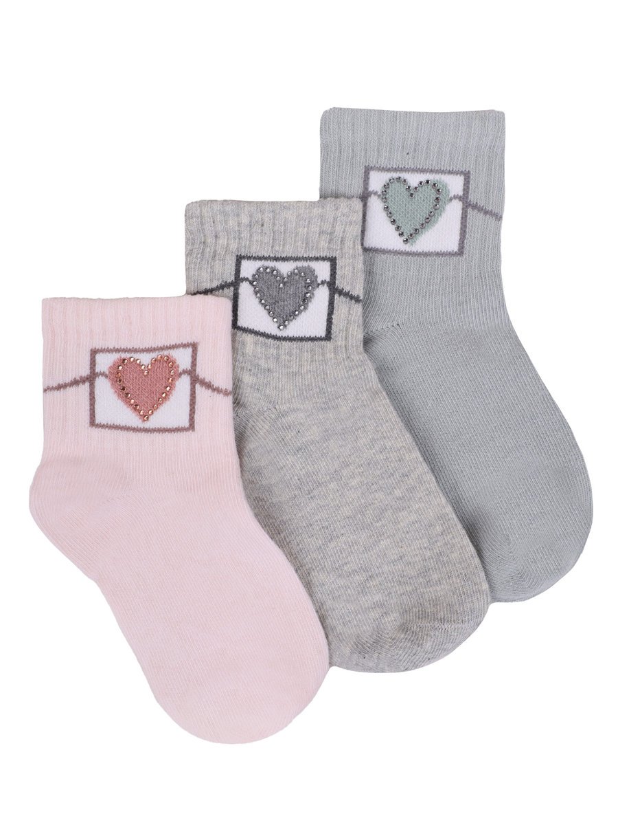 Skarpetki dziewczęce skarpety dziecięce bawełniane długie 3PAK 35-38 MYWAY