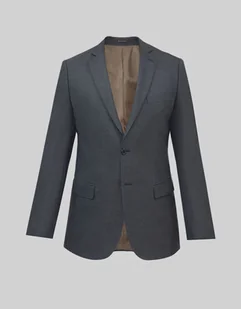 marynarka brolo granatowy slim fit - Marynarki męskie - miniaturka - grafika 1