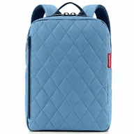 Torby na laptopy - reisenthel Classic Backpack 39 cm komora na laptopa rhombusblue - miniaturka - grafika 1