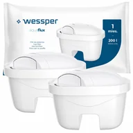 Wkłady filtrujące - 2x filtr do wody Wessper Aquaflux do dzbanka Laica zamiennik Biflux - miniaturka - grafika 1