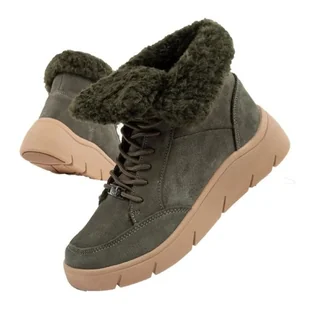 Buty Scholl Stelvio botki F302321020 zielone - Botki damskie - miniaturka - grafika 1