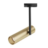 Lampy pozostałe - UNITY Elti spot czarno-złoty 1xGU10 do szyny 1-fazowej regulowany - miniaturka - grafika 1