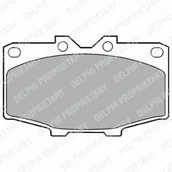 Klocki hamulcowe - DELPHI Zestaw klocków hamulcowych, hamulce tarczowe LP448 - miniaturka - grafika 1