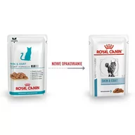 Mokra karma dla kotów - Royal Canin weterynaria Skin&Coat Coat Formula 12x85g saszetka 37602-uniw - miniaturka - grafika 1