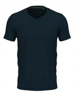 Koszulki męskie - T-shirt Koszulka Męska Slim Elastic JAKOŚĆ STEDMAN 9610 GRANAT L - miniaturka - grafika 1