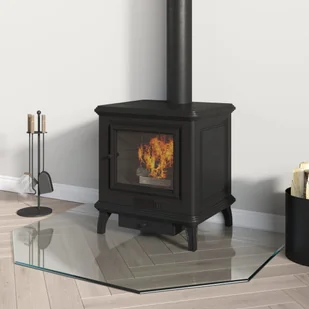 Panel kominkowy, szklany, sześciokątny, 80x60 cm 324140 VIDAXL - Akcesoria kominkowe - miniaturka - grafika 8