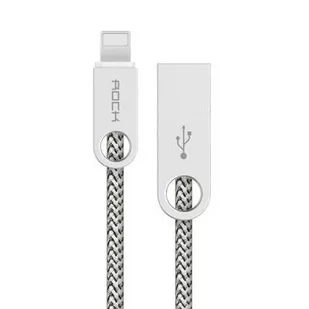 Kabel Okrągły Rock Usb Typ-c beżowy - Kable USB - miniaturka - grafika 1
