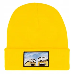 CZAPKA BEANIE ZIMOWA CIEPŁA ŻÓŁTA DLA DZIECI Z MOTYWEM GRU RÓŻNE WZORÓW - Czapki damskie - miniaturka - grafika 1